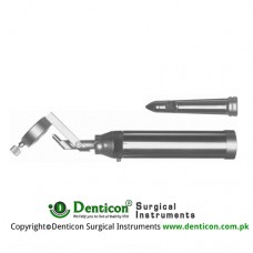 Blond Proctoscope Complete With Conventional Illumination and Tube Ref:- SI-440-01 Stainless Steel,